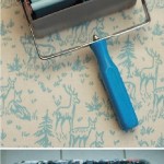 Divorcette Pad Decorating: Patterned Paint Roller